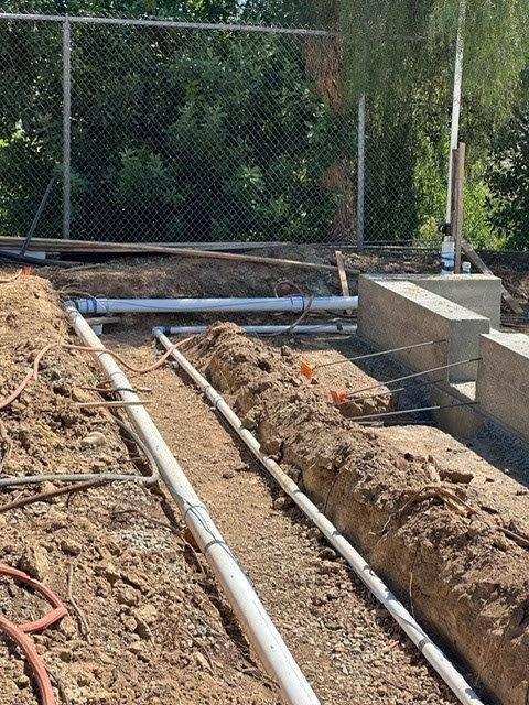 Underground sewer line installation